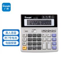 廣博（GuangBo） 財務(wù)大屏幕語音計算器電腦按鍵計算機 NC-300S