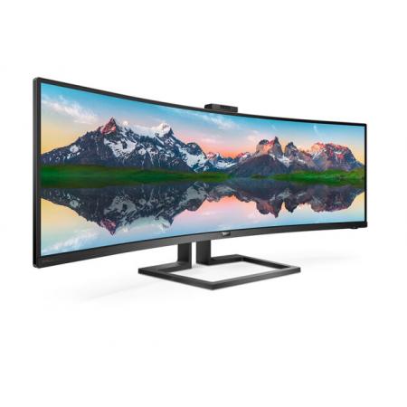 飛利浦（PHILIPS）49英寸 32:9 帶魚屏 DQHD 廣色域 HDR400  499P9H1 1800R曲面