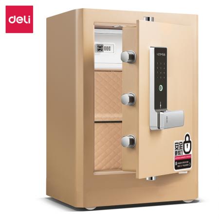 得力4116G指紋密碼保險柜H610(黑色)(臺)