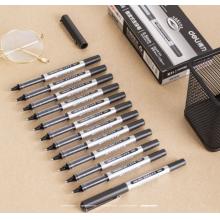 得力（deli） 直液式走珠筆 寶珠筆中性筆簽字筆水筆12支裝 0.5mm 子彈頭 12支裝 S656（紅色、黑色、藍色）