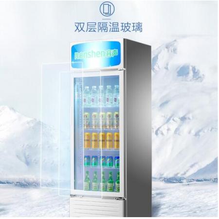 容聲(Ronshen) 320升 商用展示柜 立式冷藏 大容量飲料柜 玻璃單門陳列柜SC-320LC