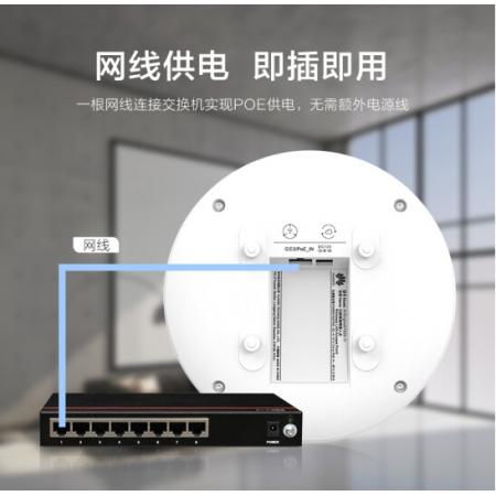 華為HUAWEI企業(yè)級無線AP吸頂全屋wifi6網(wǎng)絡覆蓋11ax室內(nèi)型2+2千兆雙頻3000M內(nèi)置物聯(lián)網(wǎng)能力AirEngine5762S-12