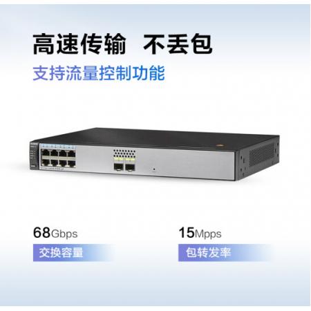 華為HUAWEI企業(yè)級(jí)交換機(jī)網(wǎng)管8口千兆2口千兆光POE供電交換機(jī)S1720-10GW-PWR-2P企業(yè)專用