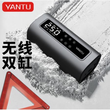 沿途 無(wú)線雙缸車載充氣泵 高壓大功率汽車用SUV越野房車輪胎打氣泵 便攜式電動(dòng)摩托自行車打氣筒 測(cè)胎壓 A22