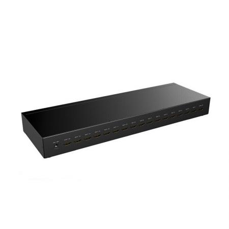 邁拓維矩（MT-viki）HDMI分配器 一分十六 1進(jìn)16出 高清分屏器 一進(jìn)十六出 MT-SP1016