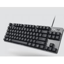 羅技（Logitech）K835機(jī)械鍵盤 有線鍵盤 游戲辦公鍵盤 84鍵 黑色 TTC軸 紅軸