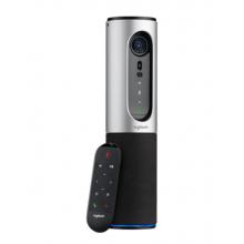 羅技（Logitech）CC2000e 移動(dòng)辦公攝像頭 適用1-6人網(wǎng)絡(luò)視頻會(huì)議 便攜式一體化攝像頭 黑