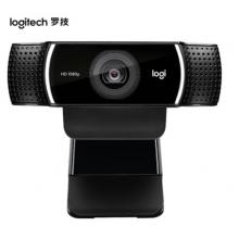 羅技（Logitech） C922高清網(wǎng)絡(luò)攝像頭 視頻會(huì)議網(wǎng)課教學(xué)攝像頭 黑