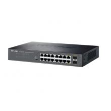 TP-LINK 云交換TL-SG2218P 全千兆18口Web網(wǎng)管 云管理PoE交換機 (16PoE口+2千兆SFP)