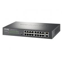 TP-LINK 18口千兆上聯(lián)網(wǎng)管PoE交換機(jī) 企業(yè)級(jí)交換機(jī) 監(jiān)控網(wǎng)絡(luò)分線器 分流器 TL-SL2218MP