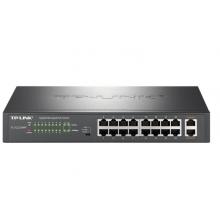 TP-LINK 18口千兆上聯(lián)網(wǎng)管PoE交換機(jī) 企業(yè)級(jí)交換機(jī) 監(jiān)控網(wǎng)絡(luò)分線器 分流器 TL-SL2218MP