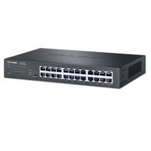 TP-LINK 24口全千兆交換機(jī) 企業(yè)級交換器 監(jiān)控網(wǎng)絡(luò)網(wǎng)線分線器 分流器 TL-SG1024DT