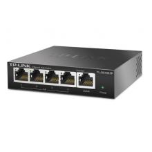 TP-LINK 5口千兆PoE交換機 4口PoE非網(wǎng)管交換機 監(jiān)控網(wǎng)絡網(wǎng)線分線器 企業(yè)級交換器 TL-SG1005P