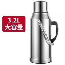 天喜（TIANXI） 3.5L 保溫壺暖壺大容量精鋼水壺玻璃內(nèi)膽暖瓶 開水瓶