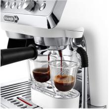 德龍（Delonghi）咖啡機(jī) 騎士系列半自動(dòng)咖啡機(jī) 意式家用 泵壓萃取 一體式研磨器 小巧機(jī)身 EC9155.W 白色