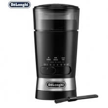 德龍（Delonghi）咖啡機(jī) 快速磨豆機(jī) 按壓研磨可調(diào)節(jié) 獨(dú)立容器 咖啡豆研磨器 咖啡機(jī)周邊 黑色 KG210