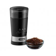 德龍（Delonghi）咖啡機(jī) 快速磨豆機(jī) 按壓研磨可調(diào)節(jié) 獨(dú)立容器 咖啡豆研磨器 咖啡機(jī)周邊 黑色 KG210