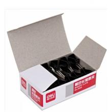 得力（deli） 黑色長尾夾/  9545【5#19mm】12只/盒