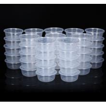 美麗雅一次性飯盒圓形餐盒1000ml*300套帶蓋快餐外賣打包盒食品級可入微波爐塑料水果便當保鮮盒[廠商配送]
