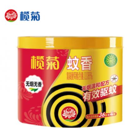 欖菊 無煙型蚊香 加大盤40單圈/筒 