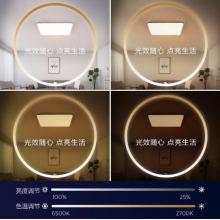 飛利浦（PILIPS）客廳燈L吸頂燈北歐現(xiàn)代簡(jiǎn)約客廳臥室書房燈飾 三室兩廳 9290031824怡軒智能Wii 套餐