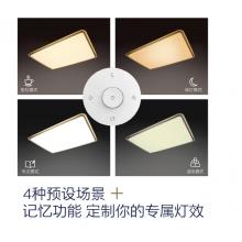飛利浦 PHILIPS 吸頂燈客廳臥室圓形吸頂燈 幻鏡圓形40W 27-65K銀色（不含遙控需另購）