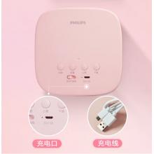 飛利浦（ PHILIPS）害羞兔兒童鬧鐘充電起夜床頭燈小夜燈禮物禮品 白色