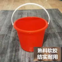 紅色塑料小水桶(8升)