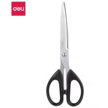 得力(deli)210mm大號(hào)辦公生活剪刀 黑色6010