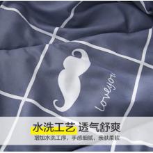  南極人NanJiren 被子 夏涼被空調(diào)被夏被 可水洗機洗單人兒童薄被子被芯 150*200cm 胡子