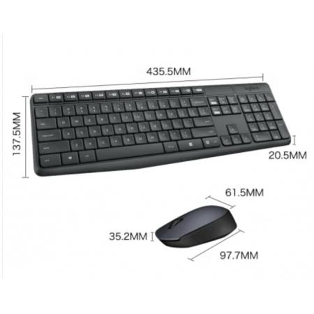 羅技（Logitech）MK235 鍵 鼠套裝 無(wú)線(xiàn)鍵鼠套裝