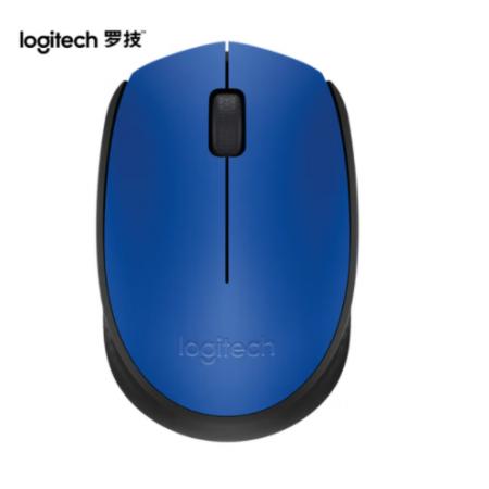羅技（Logitech）M170鼠標(biāo) 無(wú)線鼠標(biāo) 辦公鼠標(biāo) 對(duì)稱(chēng)鼠標(biāo) 藍(lán)色 帶無(wú)線2.4G接收器