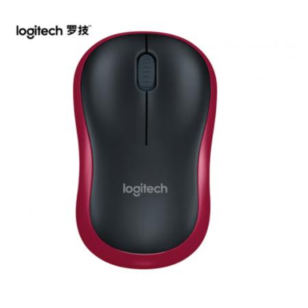 羅技（Logitech）M185鼠標(biāo) 無(wú)線鼠標(biāo) 辦公鼠標(biāo) 對(duì)稱鼠標(biāo) 黑色紅邊 帶無(wú)線2.4G接收器