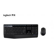 羅技（Logitech）無(wú)線鼠標(biāo)鍵盤(pán)	 多媒體鍵鼠套裝/MK345/2.4G接收器 黑