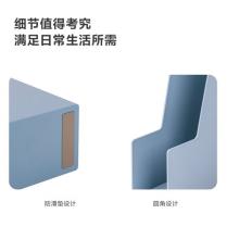 紐賽(NUSIGN)極簡(jiǎn)風(fēng)文件框 德國(guó)創(chuàng)意設(shè)計(jì) 書立盒A4文件架文件收納架辦公桌面收納整理 琉璃藍(lán)NS022
