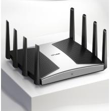 TP-LINK三頻千兆無(wú)線路由器WiFi6智能游戲路由Mesh  易展Turbo版 2.5G自定義端口