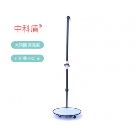 車(chē)底檢查鏡 安檢用凸面鏡搜查廣角鏡帶底輪LED燈GP913