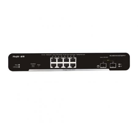 交換機 銳捷RG-NBS3100-8GT2SFP-P