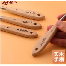 蒙瑪特(Mont Marte)刮刀10號(hào) 美術(shù)水粉丙烯油畫繪畫調(diào)色刀畫畫顏料肌理刀 尖頭鏟刀工具套裝MCG0061