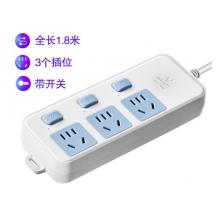 插線(xiàn)板	公牛GN-314 3位3控  1.8米