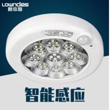 朗帝斯（LOWNDES） 人體感應(yīng)燈 智能聲控光控雷達led吸頂燈 梅花人體/大號12W白光