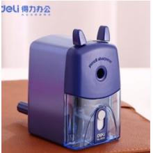 得力 （deli）0635 辦公卷筆刀手搖削筆機(jī)削筆器轉(zhuǎn)筆刀筆刨轉(zhuǎn)筆刀 黑色