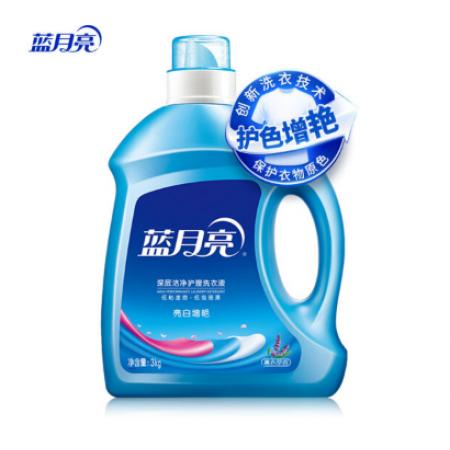 藍月亮 亮白 增艷 機洗洗衣液（自然清香）3kg/瓶