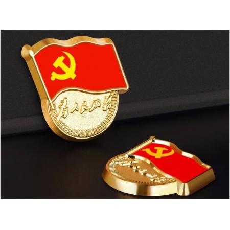 歐嘜oumai  黨徽 2mm加厚強(qiáng)磁雙磁鐵大磁扣