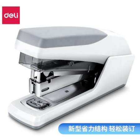 得力(deli)省力型訂書機  白色0368 