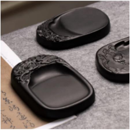 硯臺(tái)	墨盒 善璉湖筆	澄泥硯