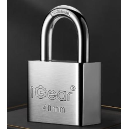 iGear 掛鎖 防水防銹門鎖工具鎖 家用學(xué)校商鋪門鎖小防盜窗鎖 30mm