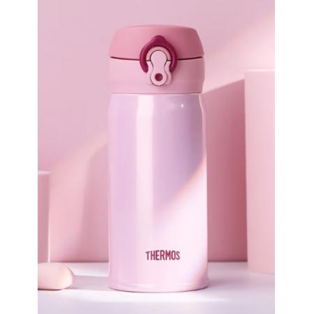 THERMOS膳魔師保溫杯350ml男女士車(chē)載不銹鋼系列保溫保冷杯JNL-351 PCH
