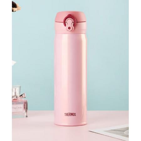 THERMOS膳魔師保溫杯水杯500ml男女兒童不銹鋼系列保冷杯子JNL-501 PCH