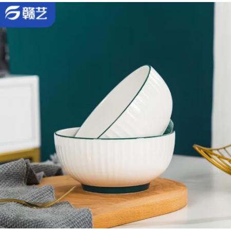 贛藝  釉下彩面碗  6英寸大碗